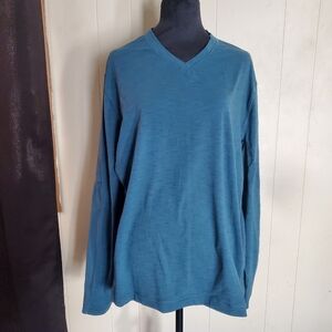 Nike Golf Tour Performance Long Sleeve Blue shirt size L